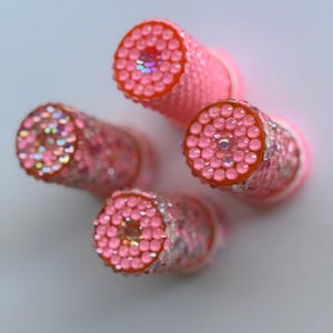 Pillenpotje met strassteentjes: sprankelende opbergdoos, reisaccessoire afbeelding 6
