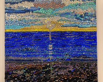 Kristen Sunset Beach M トップス Courtside Market Sunset Beach Gallery-Wrapped Canvas Wall