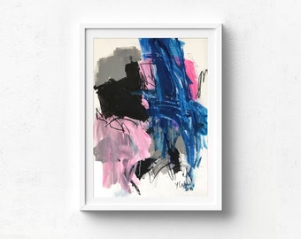 Abstract art print 093, painting prints, fine art print, large print, giclee art prints, contemporary abstract art print, painting abstract