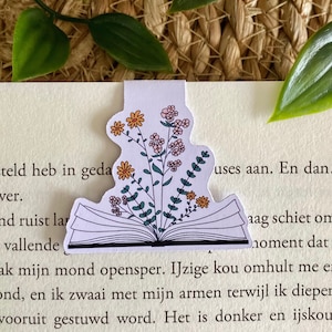 Libro de flores | Marcapáginas magnético
