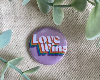 Love Wins | Pin Badge Button
