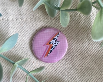 Lightning bolt | Pin Badge Button