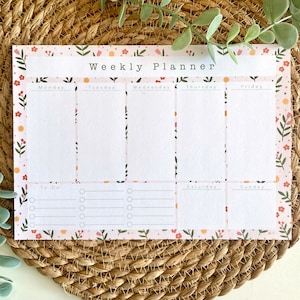 Weekly planner | notepad A5