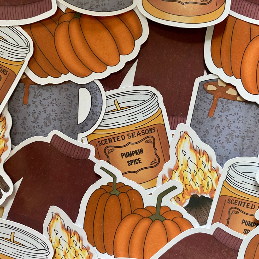 Fall Sticker Set of 5 - Etsy