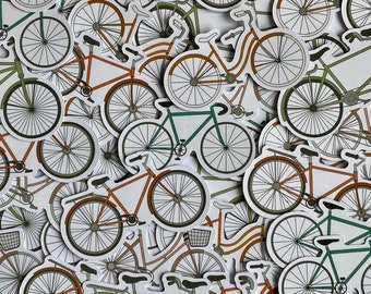 Bicicletta - set di adesivi da 5