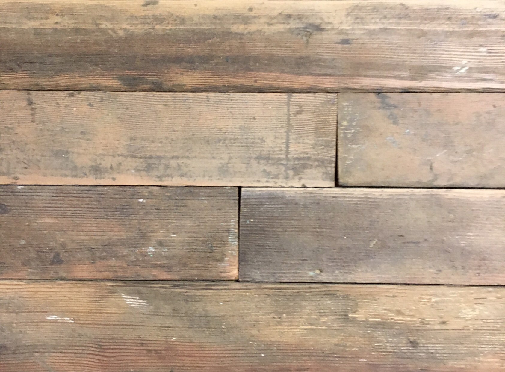 3 tablones de madera recuperada de 1/2 de ancho 10 Etsy