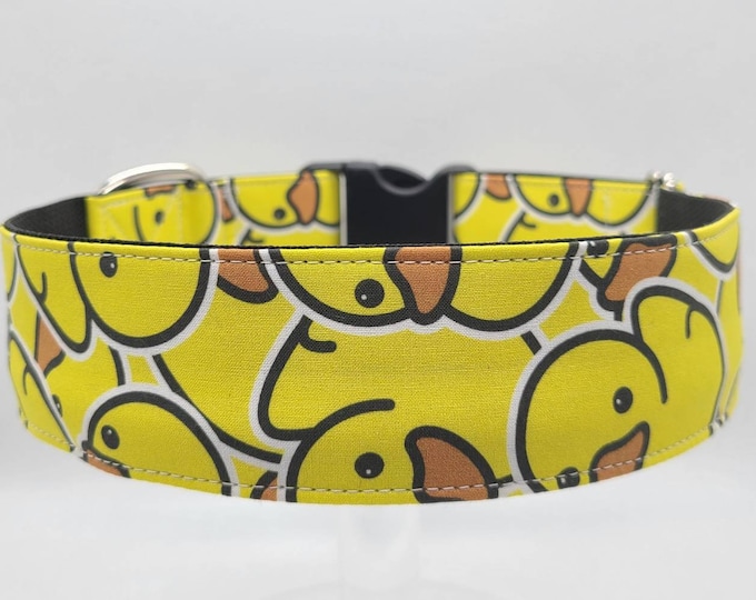 Martingale, Dog Collar, Great Dane, Labrador, Labradoodle, Boxer, German Shepherd, Golden Retriever, Goldendoodle, Large Breed ~ Rubber Duck