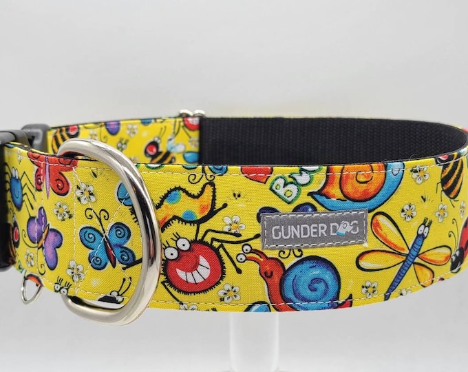 Buckle, Dog Collar, Great Dane, Labrador, Labradoodle, Boxer, Shepherd, Golden Retriever, Goldendoodle, Large Breed ~ Bugs