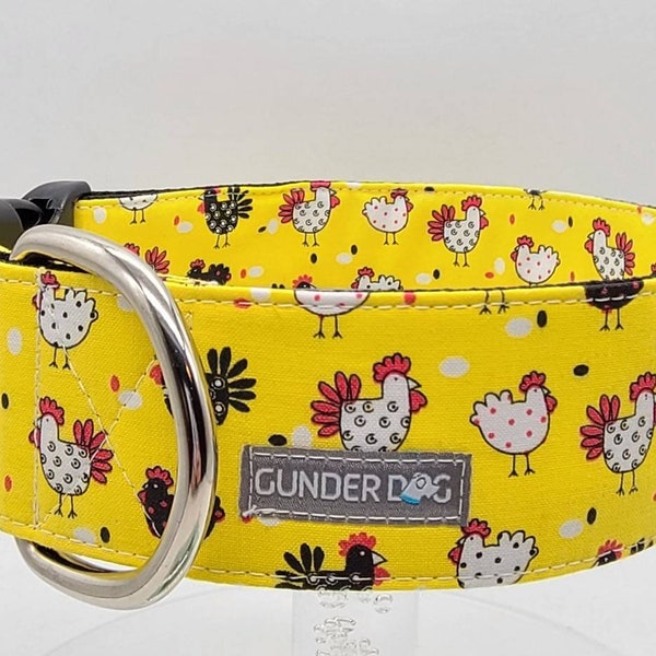 Buckle, Dog Collar, Great Dane, Labrador, Labradoodle, Boxer, German Shepherd, Golden Retriever, Goldendoodle, Large Breed ~ Henny Penny