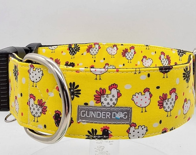 Buckle, Dog Collar, Great Dane, Labrador, Labradoodle, Boxer, German Shepherd, Golden Retriever, Goldendoodle, Large Breed ~ Henny Penny