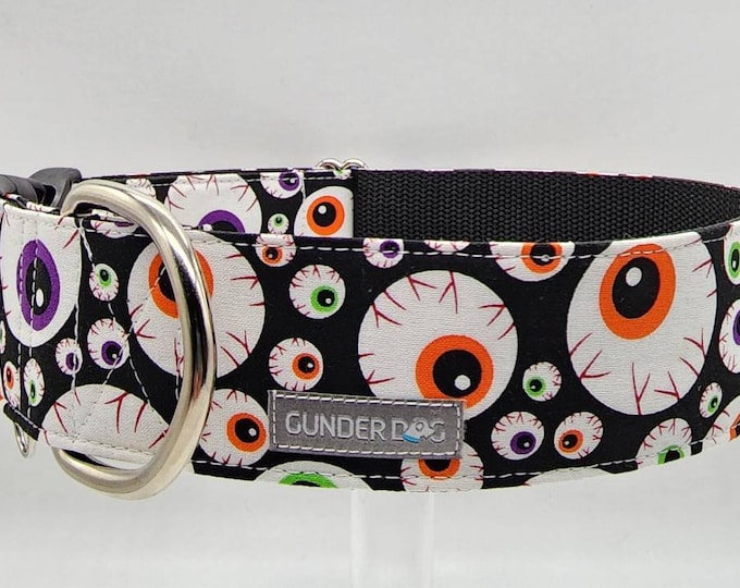 Buckle, Dog Collar, Great Dane, Labrador, Labradoodle, Boxer, Shepherd, Golden Retriever, Goldendoodle, Large Breed ~ Eyeballs