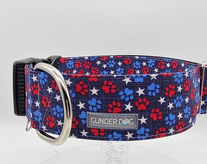 Buckle, Dog Collar, Great Dane, Labrador, Labradoodle, Boxer, German Shepherd, Golden Retriever, Goldendoodle, Large Breed ~ Stars & Paws