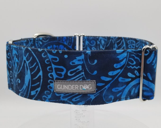 Martingale, Dog Collar, Great Dane, Labrador, Labradoodle, Boxer, German Shepherd, Golden Retriever, Goldendoodle, Large Breed ~ Sapphire