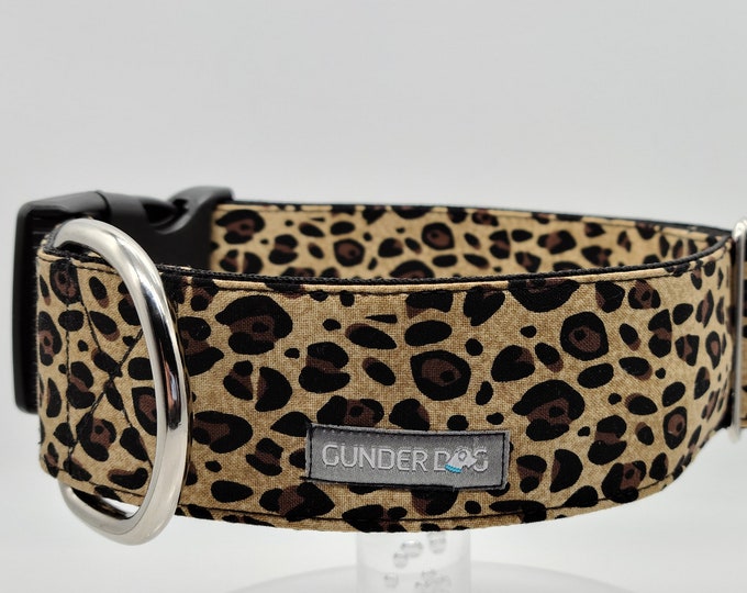 Martingale, Dog Collar, Great Dane, Labrador, Labradoodle, Boxer, German Shepherd, Golden Retriever, Goldendoodle, Large Breed ~ Leopard