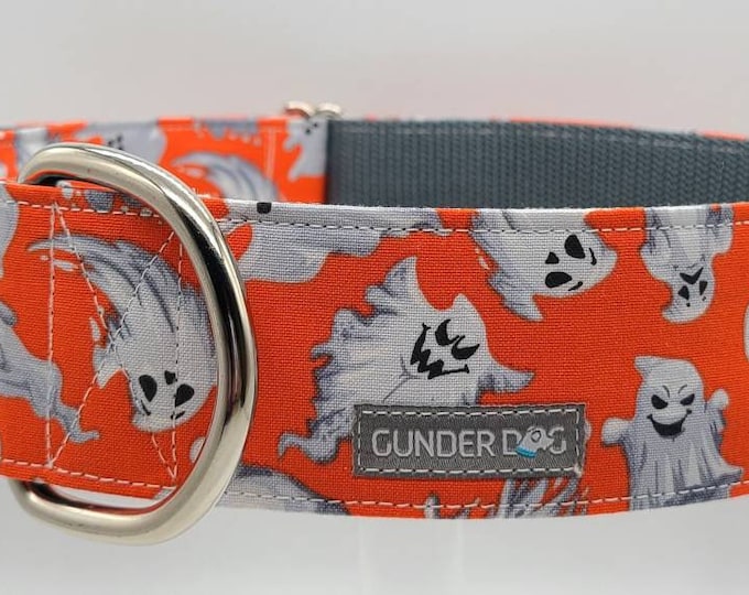 Buckle, Dog Collar, Great Dane, Labrador, Labradoodle, Boxer, Shepherd, Golden Retriever, Goldendoodle, Large Breed ~ Ghosts