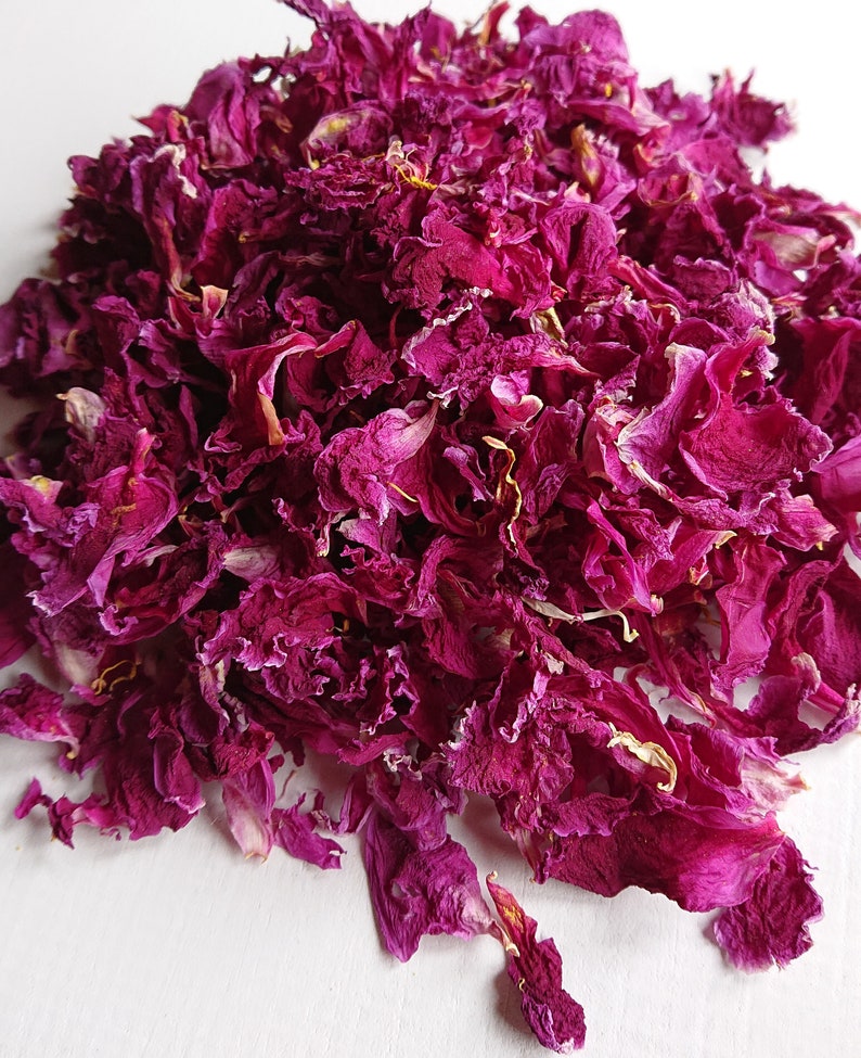Dried peony petals 0.2 oz Dried flower petals Dry petals Etsy