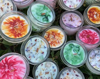 Tie Dye Candle | Made to Order | Clean & Slow Burning Coconut Wax