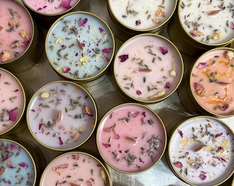 Spring Candles | Floral Home Fragrance | Custom Options Available | Clean and Slow Burning Coconut Wax | Certified Clean Scents