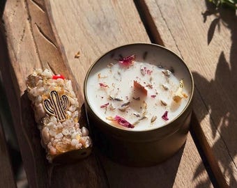 Custom Wedding Candles, Bachelorette Party, Bridal Shower, Bridesmaid Box | Clean and Slow Burning Coconut Wax Candles