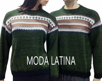 Unisex Alpaka Pullover, peruanische ethnische Pullover, warmen und weichen Pullover