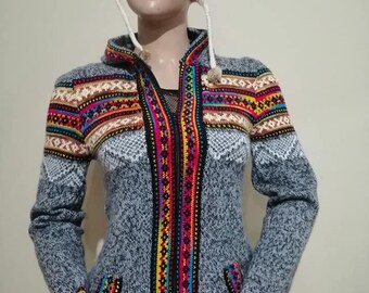 Peruaanse gebreid vest | Etsy Peruaanse trui | Etsy