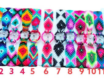Lot von 11 peruanischen handgefertigten Traumfänger-Armbändern, Freundschaftsarmband, gewebtes Armband, Good Energy Dreamcatcher-Armband, Unisex-Armband