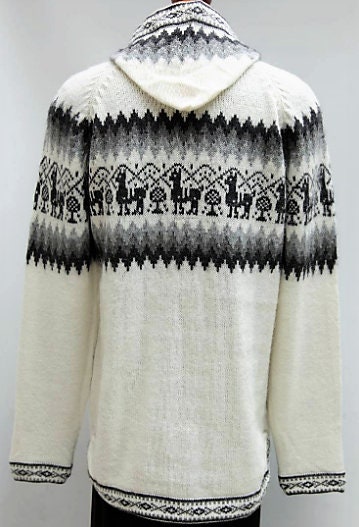 Alpaca Wool Hooded Midi Wrap Coat