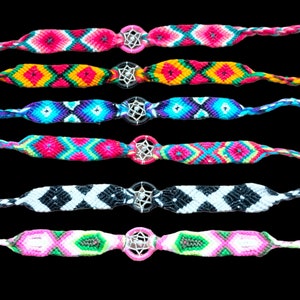 lot of 5 Peruvian Handmade Dreamcatcher Bracelet, Friendship Bracelet, Woven Bracelet, Good Energy Dreamcatcher Bracelet, Unisex Bracelet