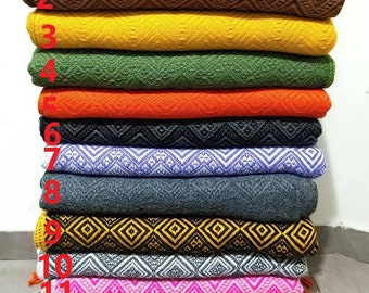 Luxury Alpaca blankets - colorful blankets , wool blankets - peruvian blankets , many colors available