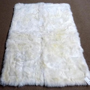 100% Baby Alpaca Whiterug - Fur Rug , Luxury Alpaca Rug - Etsy