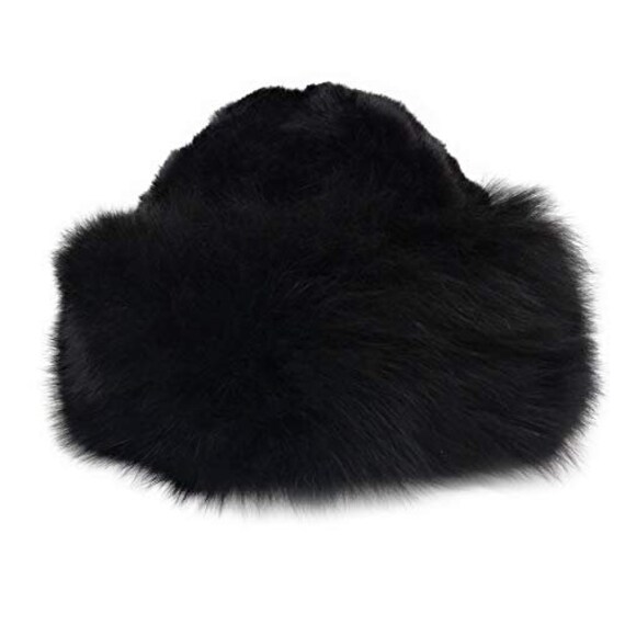 NEW Baby Alpaca Elegant Black Fur Hat Wholesale Fur Hats: PREMIUM Baby Alpaca Fur Hat main image 3