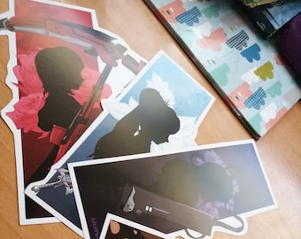 RWBY - Marcadores/Mini-impressões