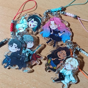 Alien Stage 5cm Acrylic Charms Keychains