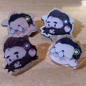 Disco Elysium Acrylic/Wooden Pins