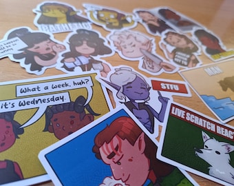 Baldur's Gate III - Meme Stickers