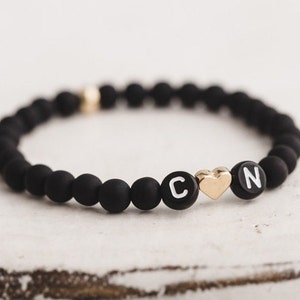 Personalized bracelet for men and women in black