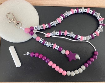 ABC arithmetic chain personalizable with name