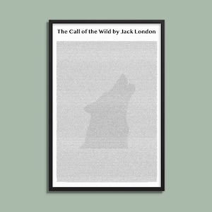 The Call of the Wild by Jack London - Book on a Poster