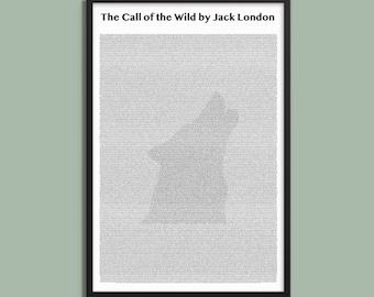 The Call of the Wild by Jack London - Book on a Poster