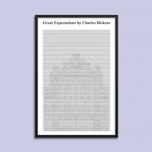 Great Expectations by Charles Dickens - Book on a Poster