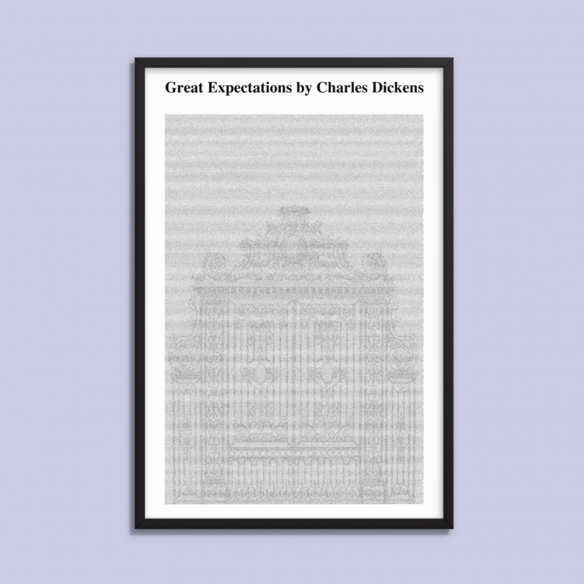 Great Expectations by Charles Dickens - Book on a Poster - Etsy