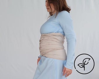 Benkung Belly Bind Organic Cotton, Postpartum Care, Postnatal Belt