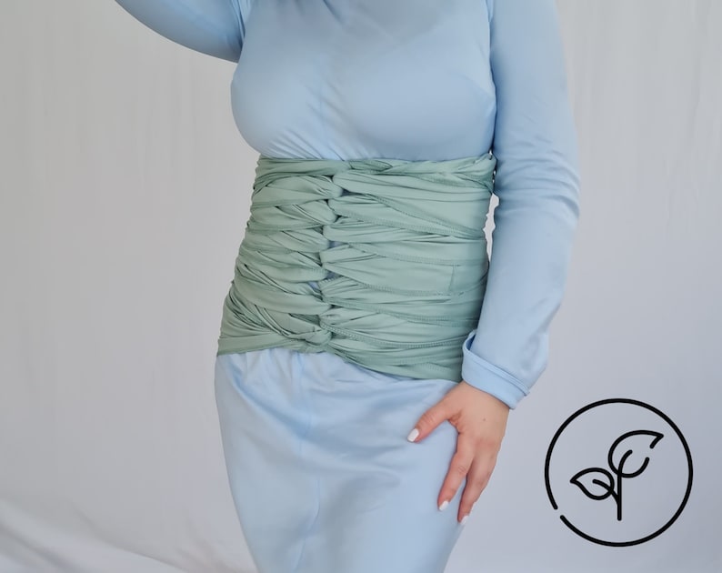 Bengkung belly binding for supporting the womb, pregnancy belly wrap, Organic Maternity belt, Postnatal belly wrap, pregnancy care Finished edge