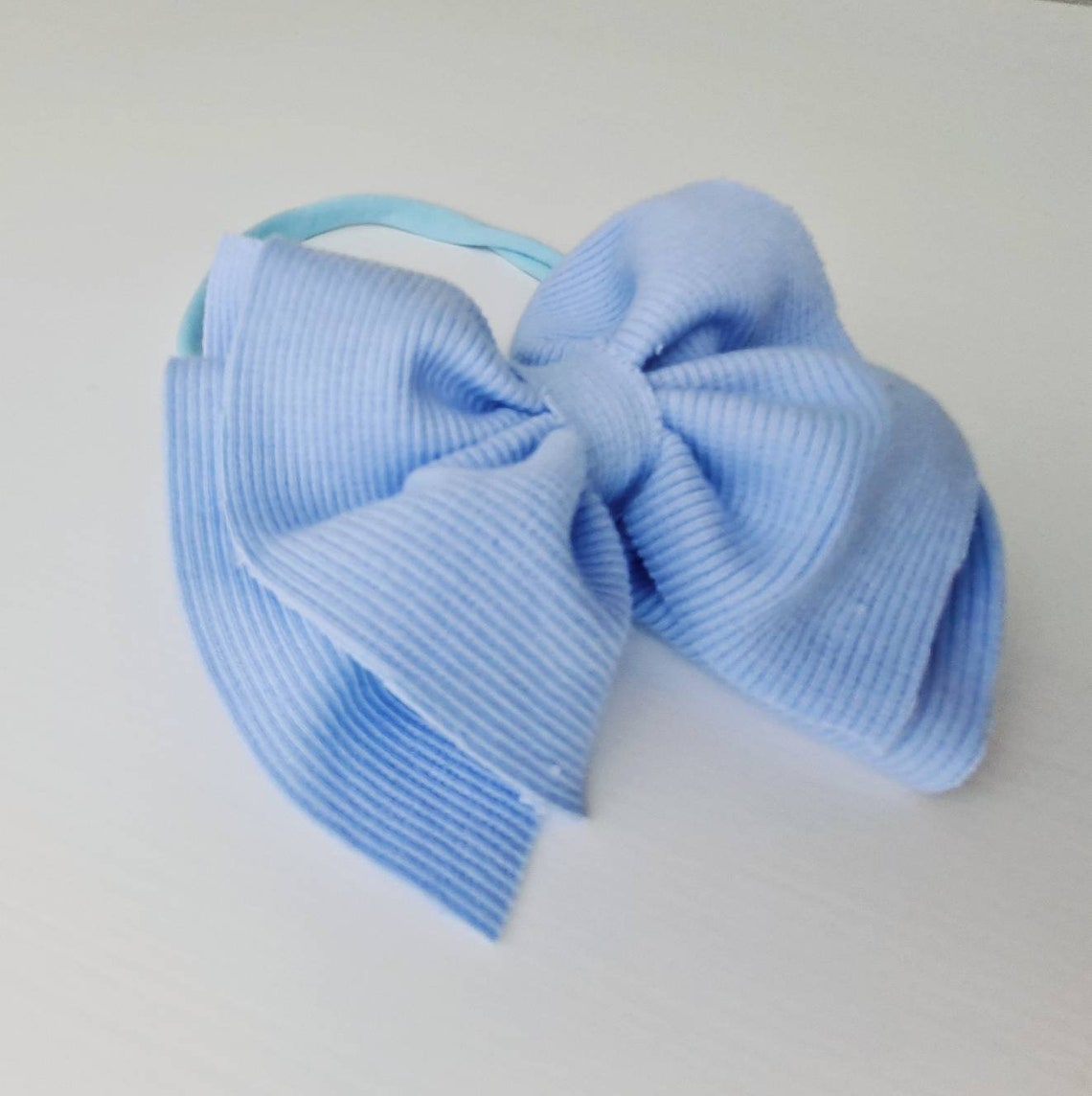 Baby hairband baby hair band bow baby band made of organic Etsy