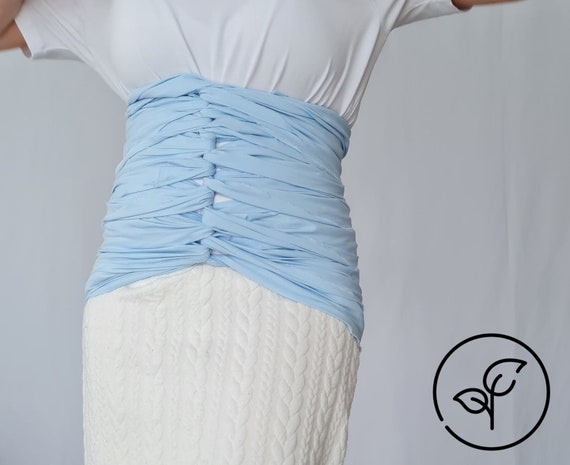 Benkung Belly Bind Premium Cotton, Postpartum Belly Wrap, New Mom Self  Care, Postpartum Supports the Womb, Organic Maternity Belt 