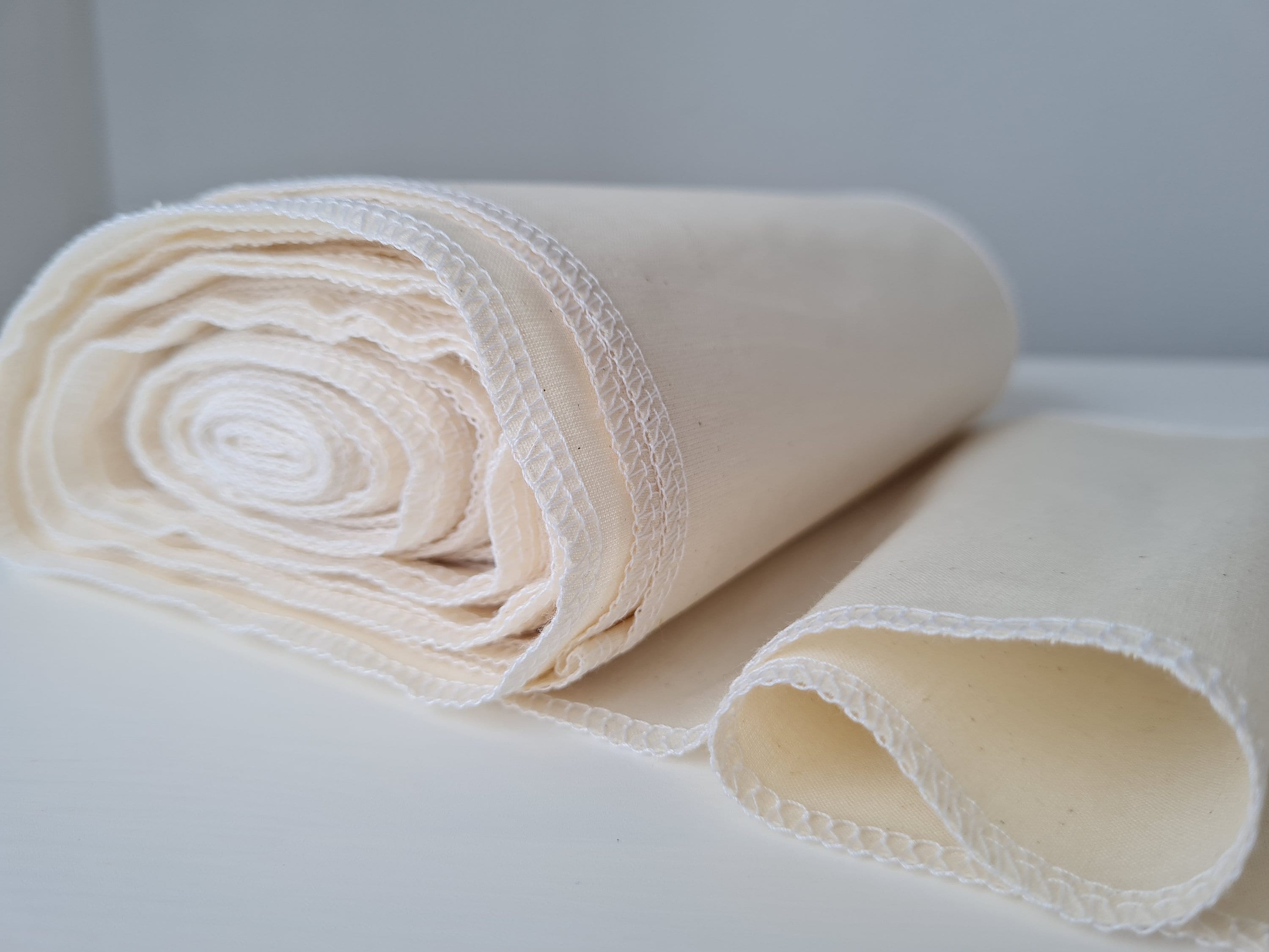 FabricLA 100% Cotton Muslin Fabric - 62 Inches (157 cm) Wide Unbleached Muslin Cloth - Cotton Muslin Fabric by Yard - Natural Muslin Fabric, 2