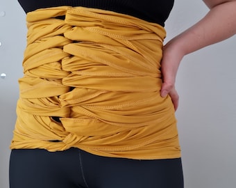 Biologische zwangerschapsband, postnatale buikband, Bengkung buikband met Raw Edge, natuurlijke zwangerschapsband, postpartumzorg