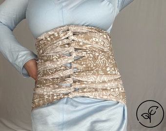 Bengkung belly binding, postpartum care wrap, organic maternity belt, postnatal belly wrap, premium cotton in Germany