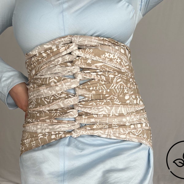 Bengkung belly binding, postpartum care wrap, Organic Maternity belt, Postnatal belly wrap, premium cotton in Germany