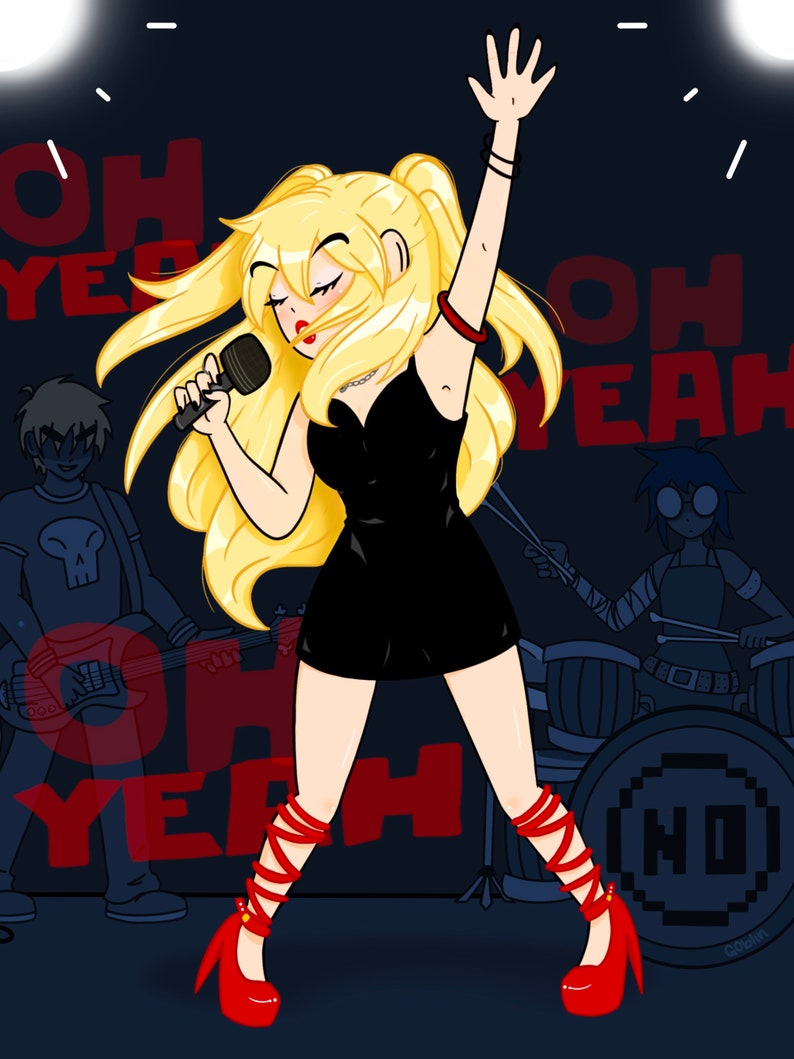 Envy Adams The Clash At Demonhead Print